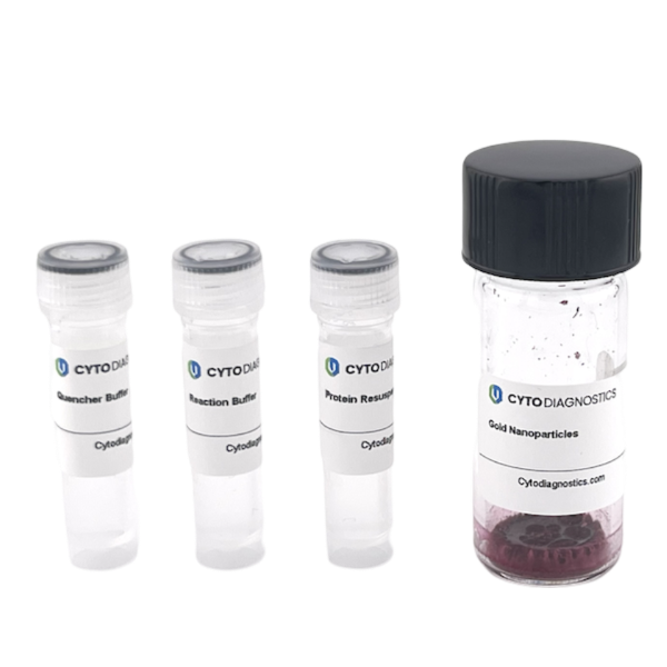 60nm NHS-Activated Gold Nanoparticle Conjugation Kit (MIDI Scale-Up Kit)
