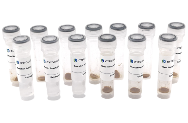 100nm NHS-Activated Silver Nanoparticle Conjugation Kit (10 Reactions)