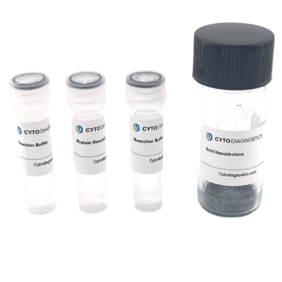 50nm NHS-Activated Gold NanoUrchins Conjugation Kit (MIDI Scale-Up Kit)
