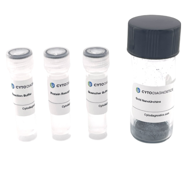 100nm Maleimide-Activated Gold NanoUrchins Conjugation Kit (MIDI Scale-Up Kit)