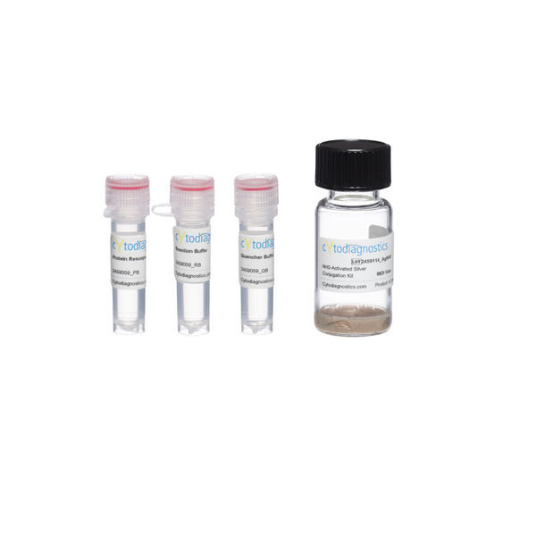 100nm NHS-Activated Silver Nanoparticle Conjugation Kit (MIDI Scale-Up Kit)